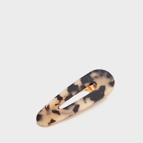 Tortoiseshell Slide Hair Clip Duo - Picture 7 of 8